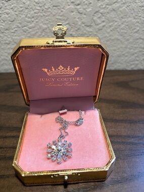 Juicy Couture limited edition Snowflake Necklace